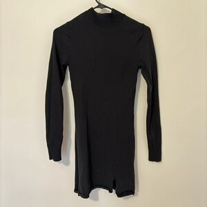 Black Abercrombie Mini Sweater Dress